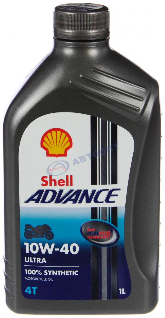 Масло моторное Shell 4T Ultra 10W40 [SN] синтетическое 1л
