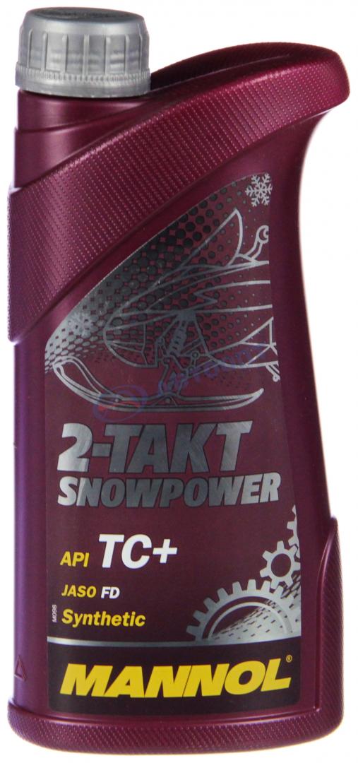 Масло моторное Mannol 2 Takt Snowpower [SN] 1л (пластиковая канистра)