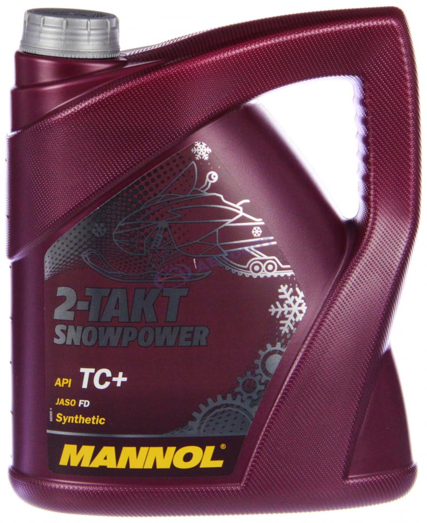 Масло моторное Mannol 2 Takt Snowpower [SN] 4л (пластиковая канистра)