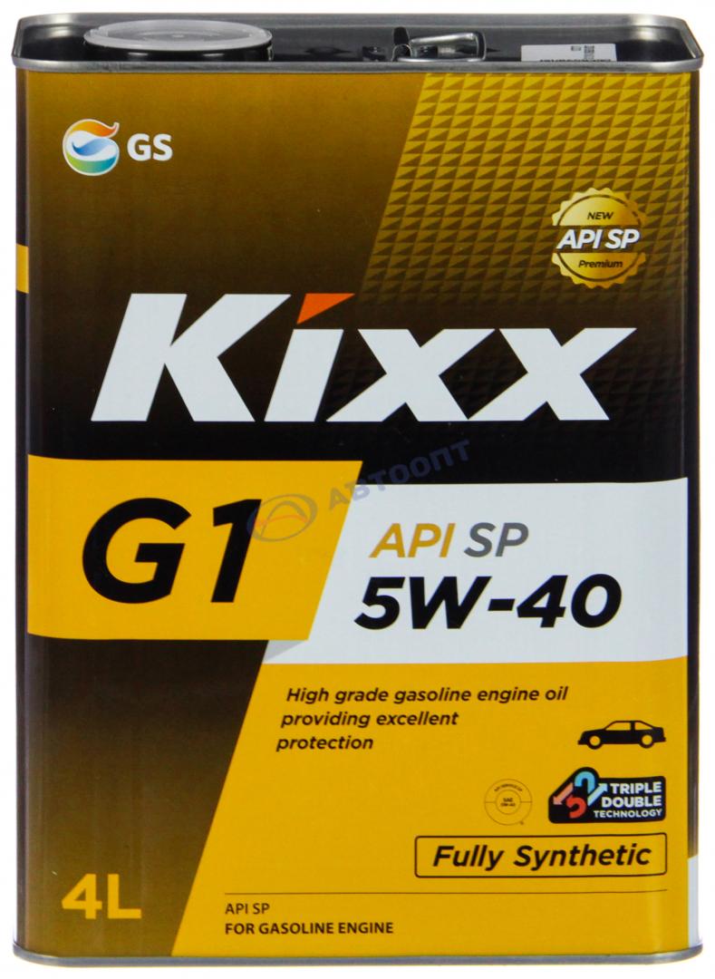 Масло моторное Kixx G1 5W40 [SPCFGF-6A] синтетическое 4л