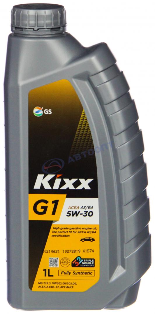 Масло моторное Kixx G1 5W30 [SN] синтетическое 1л