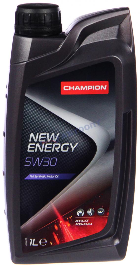 Масло моторное Champion New Energy 5W30 [SLCF,CE] синтетическое 1л