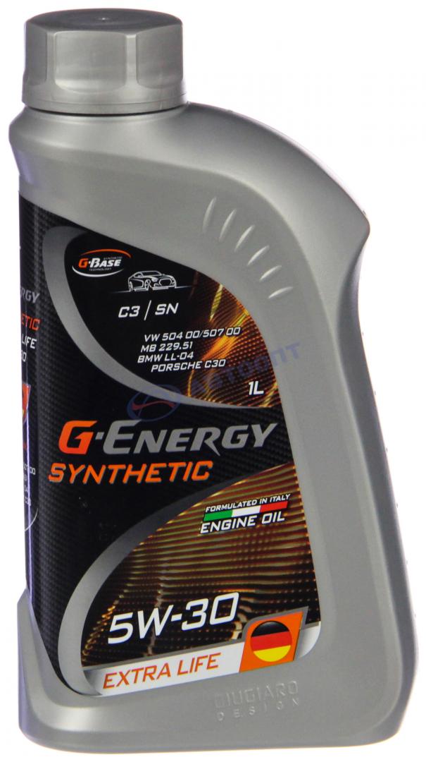 Масло моторное G-Energy Extra Live 5W30 [SN] синтетическое 1л