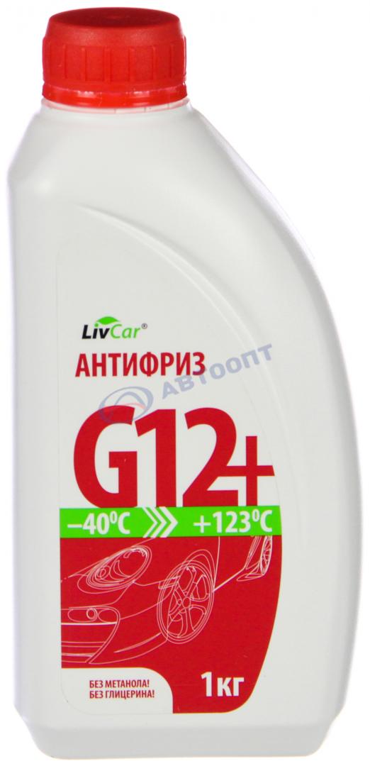 Антифриз Livcar (красный) G12+ 1кг