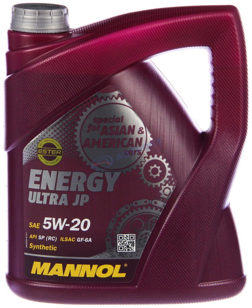 Масло моторное Mannol Energy Ultra JP 5W20 [SP] синтетическое 4л