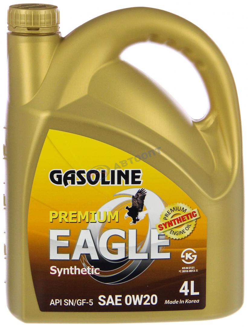 Масло моторное Eagle Premium Gasoline 0W20 [SNGF-5] синтетическое 4л