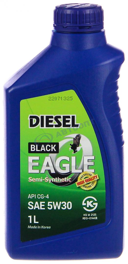 Масло моторное EAGLE BLACK Diesel Semi-Syn. 5W30 API CG-4 1L