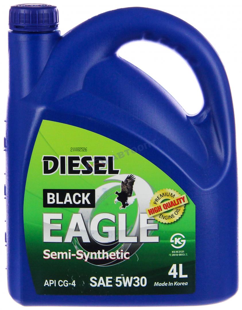 Масло моторное Eagle Black Diesel 5W30 [CG-4] полусинтетическое 4л