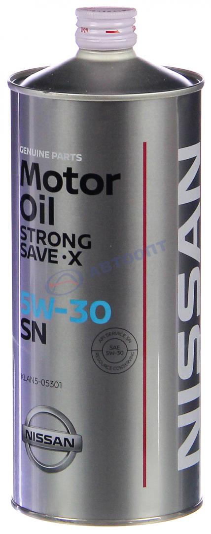 Масло моторное Nissan Strong Save X 5W30 [SN] синтетическое 1л