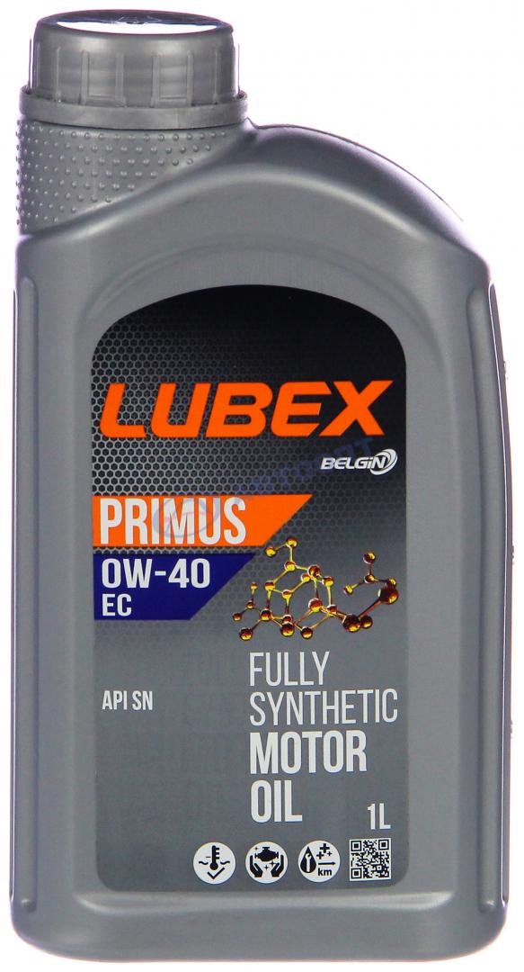 Масло моторное Lubex Primus EC 0W40 [SNCF] синтетическое 1л