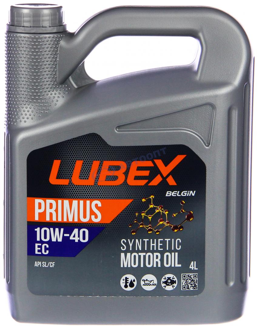 Масло моторное Lubex Primus EC 10W40 [SNCF] синтетическое 4л