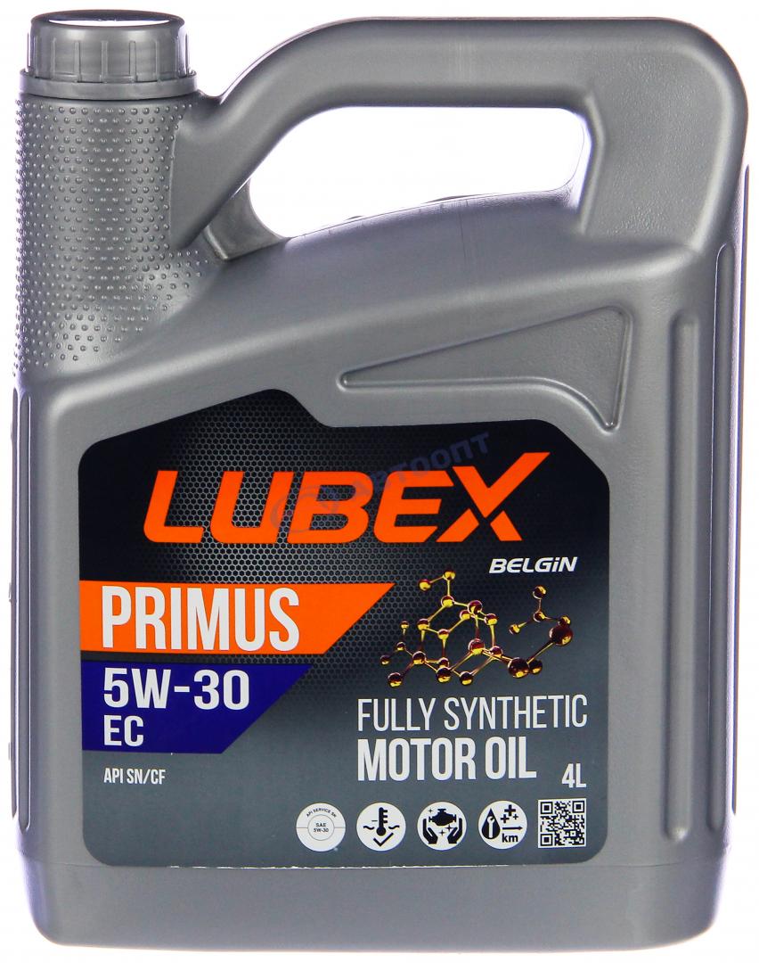 Масло моторное Lubex Primus EC 5W30 [SNCF] синтетическое 4л