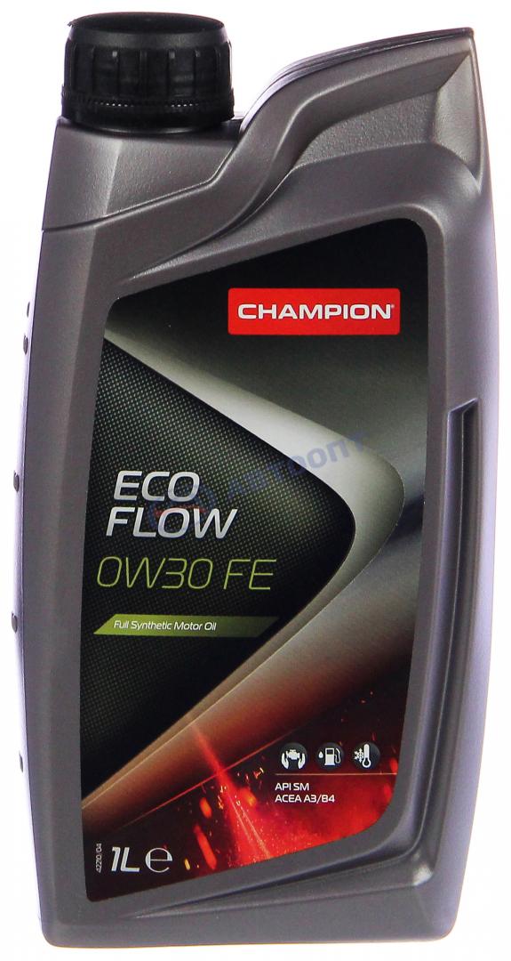 Масло моторное Champion Eco flow 0W30 синтетическое 1л