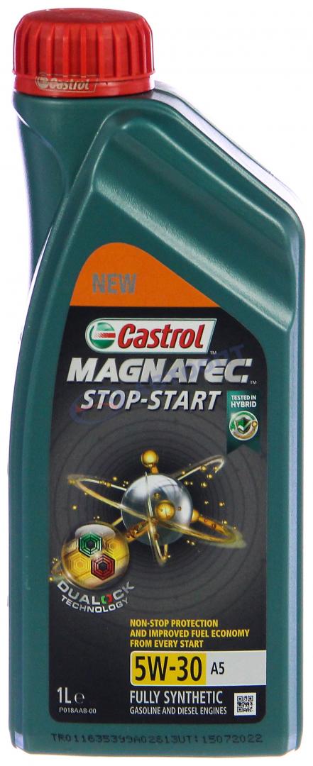 Масло моторное Castrol Magnatec Stop Start A5 5W30 [SN] синтетическое 1л