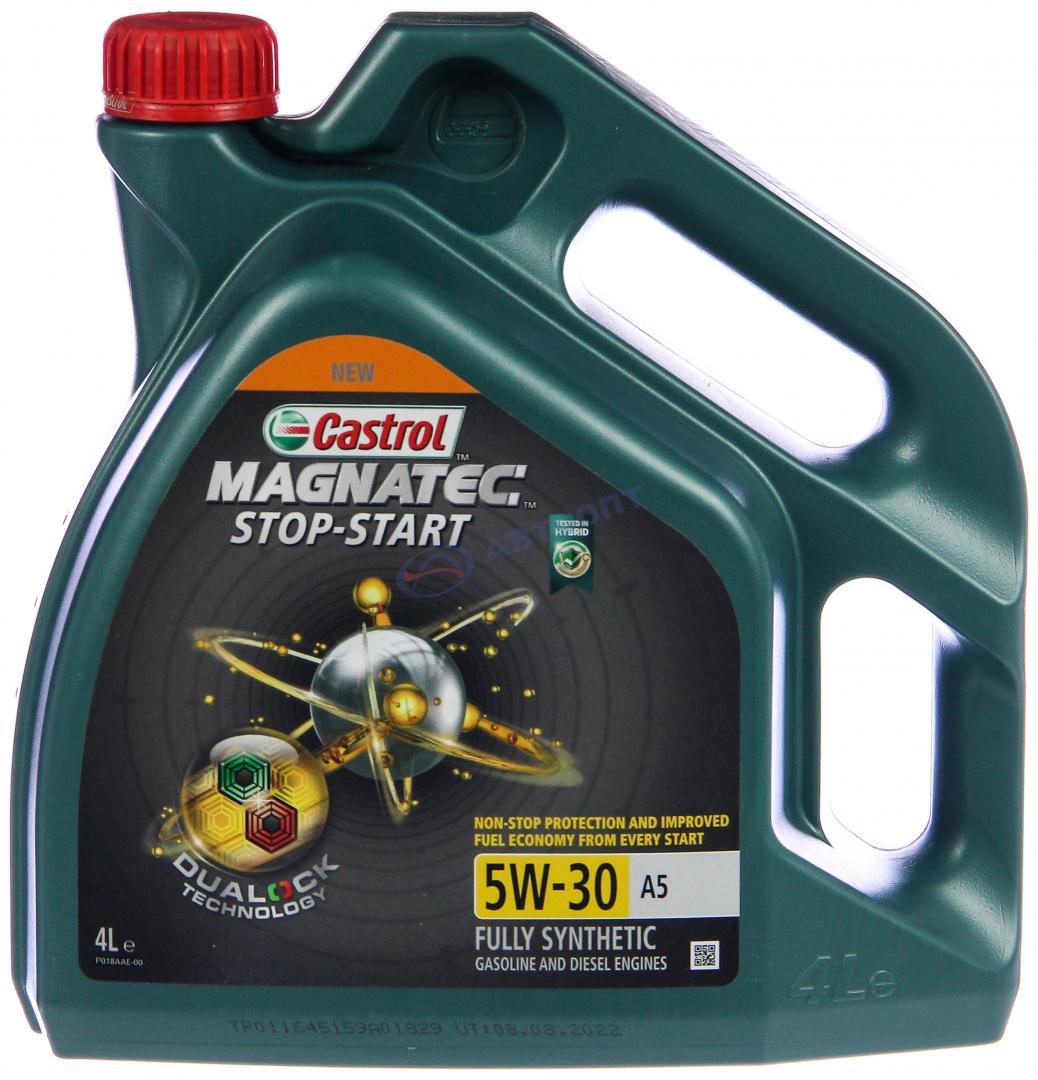 Масло моторное Castrol Magnatec Stop Start A5 5W30 [SN] синтетическое 4л