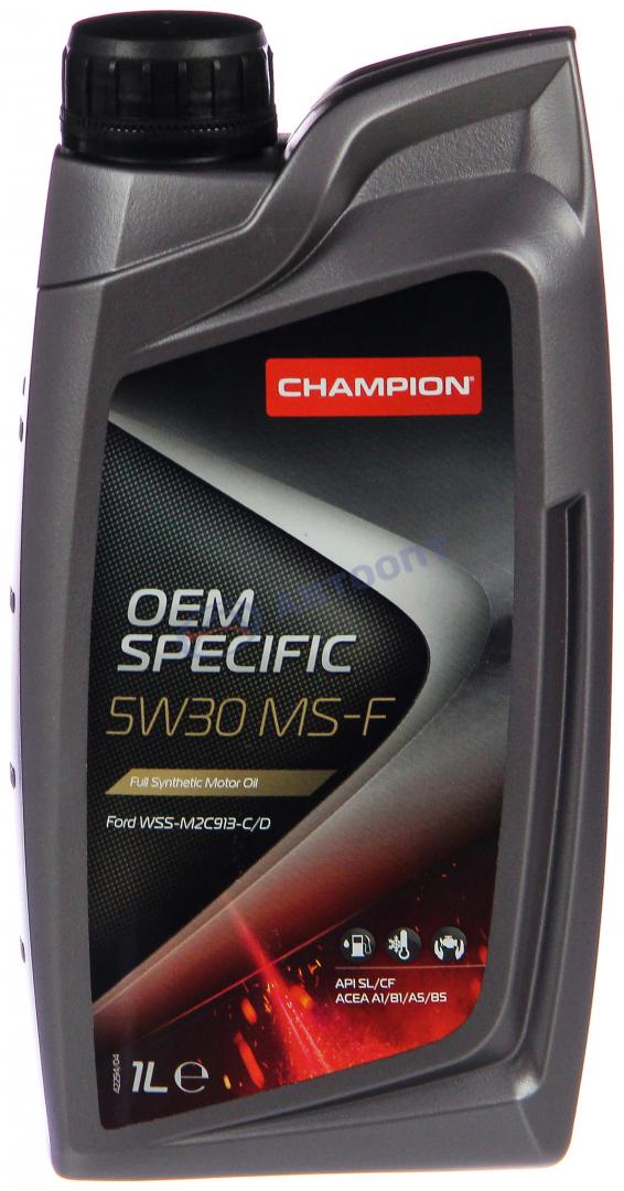 Масло моторное Champion OEM Specific 5W30 [SLCF] синтетическое 1л