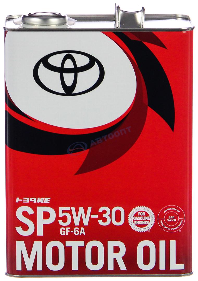 Масло моторное Toyota Castle Motor Oil 5W30 [SPCFGF-6A] синтетическое 4л