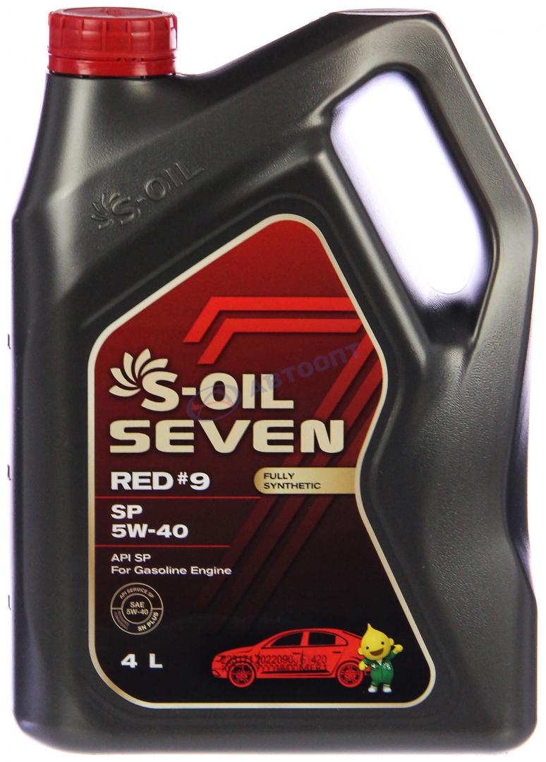 Масло моторное S-OIL 7 Red 5W40 [SPGF-6A] синтетическое 4л