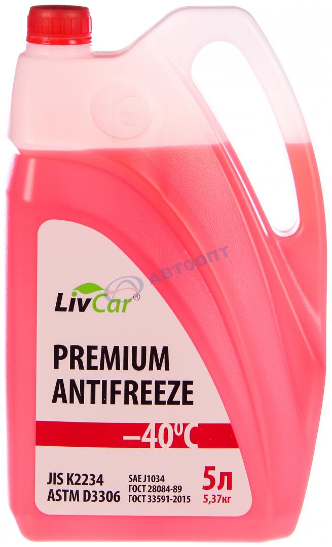 Антифриз Livcar Premium JIS (красный) G12 5кг