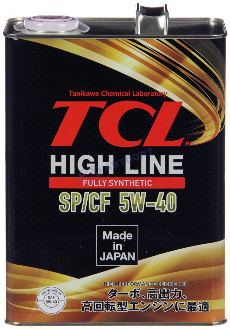 Масло моторное TCL Zero Line 5W40 [SPGF-5] синтетическое 4л (металлическая канистра)