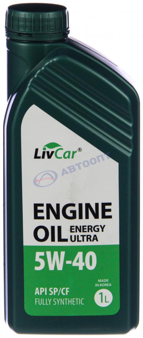 Масло моторное LIVCAR ENGINE OIL ENERGY ULTRA 5W40 API SPCF (1л)