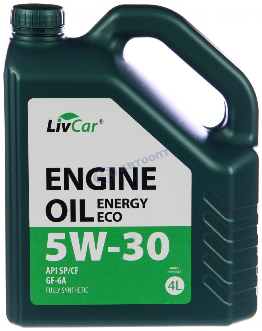 Масло моторное Livcar 5W30 [SPCFGF-6A] синтетическое 4л (пластиковая канистра)