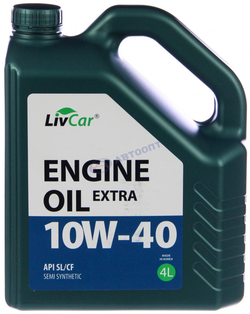 Масло моторное LIVCAR ENGINE OIL EXTRA 10W40 API SLCF (4л)