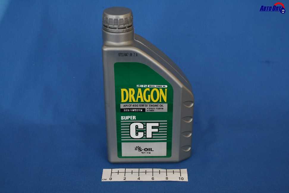Масло моторное Dragon Diesel 10W30 [SGCF-4] полусинтетическое 1л