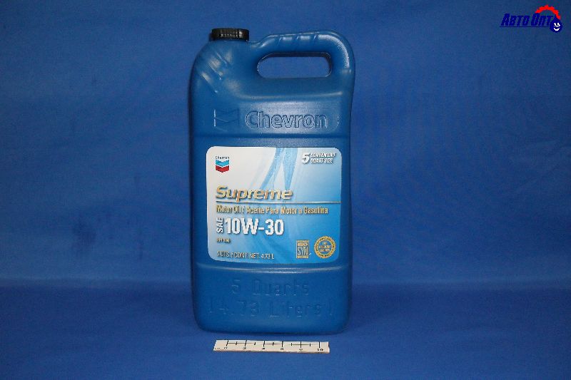Масло моторное Chevron Supreme 10W30 [SMGF-4] полусинтетическое 5л