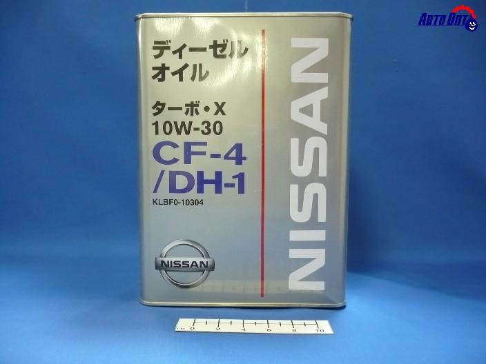Масло моторное Nissan Turbo X 10W30 [CF-4] минеральное 4л (металлическая канистра)
