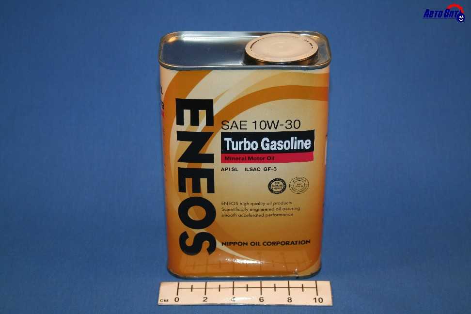 Масло моторное Eneos Turbo Gasoline 10W30 [SL] минеральное 1л (металлическая канистра)