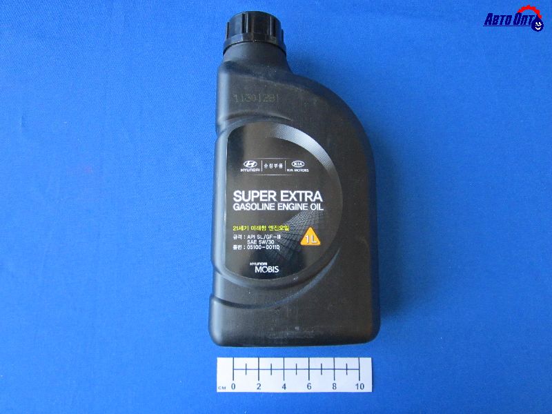 Масло моторное Hyundai,Kia Super extra 5W30 [SLGF-3] полусинтетическое 1л