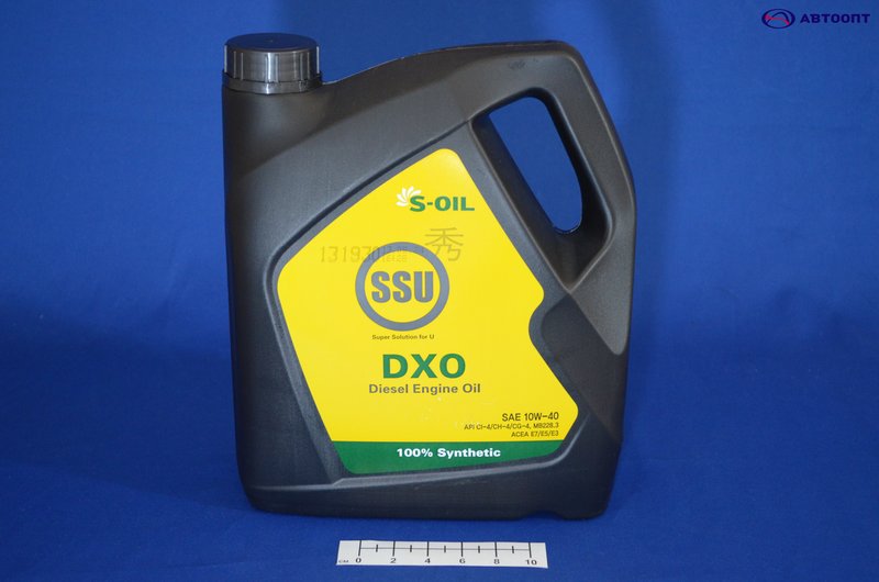 Масло моторное Dragon SSU DXO 10W40 [SLCI-4] синтетическое 4л