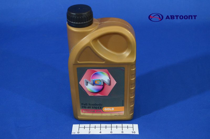 Масло моторное NGN Gold 5W40 [SMCF] синтетическое 1л