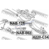 Сайлентблок N.Laurel,Skyline,Stagea C34-35,R32-34,WGNC34 Front нижний поперечный рычаг NAB-125 "FEBEST" (Германия)