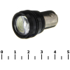 Светодиод с цоколем (белый) 12V (BAY15d) 21/5W (1 HIGH POWER), мощн (2-конт.) (габарит, стоп-сигнал)