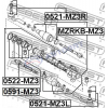 Тяга рулевая M.3,5,Axela,Premacy BK,BL,CR,CW,CR#W '03- 0522-MZ3   "FEBEST"  (Германия)