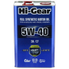 Масло моторное Hi-Gear 5W40 [SN/CF] синтетическое 4л (металлическая канистра)