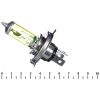 Лампа галогеновая H4U 12V 100/80W PU43T-38 YELLOW L10400Y "Lynx" (Япония)