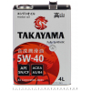Масло моторное Takayama   5W40 [SN/CF] синтетическое 4л (металлическая канистра)