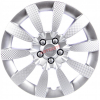 Колпак колеса 13" "ТОРНАДО" серебро карбон 2 шт (LW1333) "NOVA-PRO"