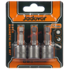 Бита торцевая (головка) 12мм*48, 1/4" (3шт), блистер (JDWR1K12) "JADEVER"