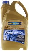 Масло трансмиссионное Ravenol ATF синтетическое (гидрокрекинг) 4л
