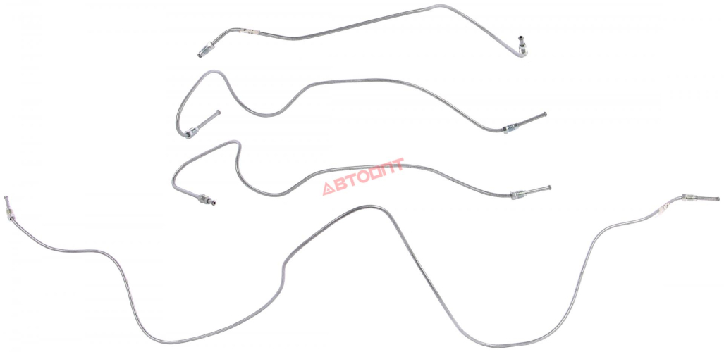 Трубка тормозная ВАЗ-2108 (4 шт) (г.Тольятти)