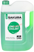 Антифриз Sakura (Тосол-Синтез) Green (зеленый) G12 5кг