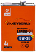 Масло моторное Autobacs Engine Oil  0W30 [SP/GF-6A] синтетическое 4л