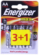 Батарейка Energizer MAX Е91/ AA (пальчиковые) BР4 (блистер 4шт) (Швейцария)