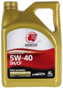 Масло моторное Idemitsu FULLY-SYNTHETIC 5W40 [SN/CF] синтетическое 4л