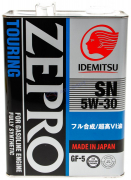 Масло моторное Idemitsu Zepro Touring 5W30 [SN/GF-5] синтетическое 4л (металлическая канистра)