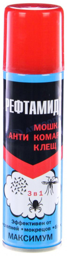Рефтамид Реп-нт ® maximum Антимошка-комар-клещ 147мл СИБИАР 